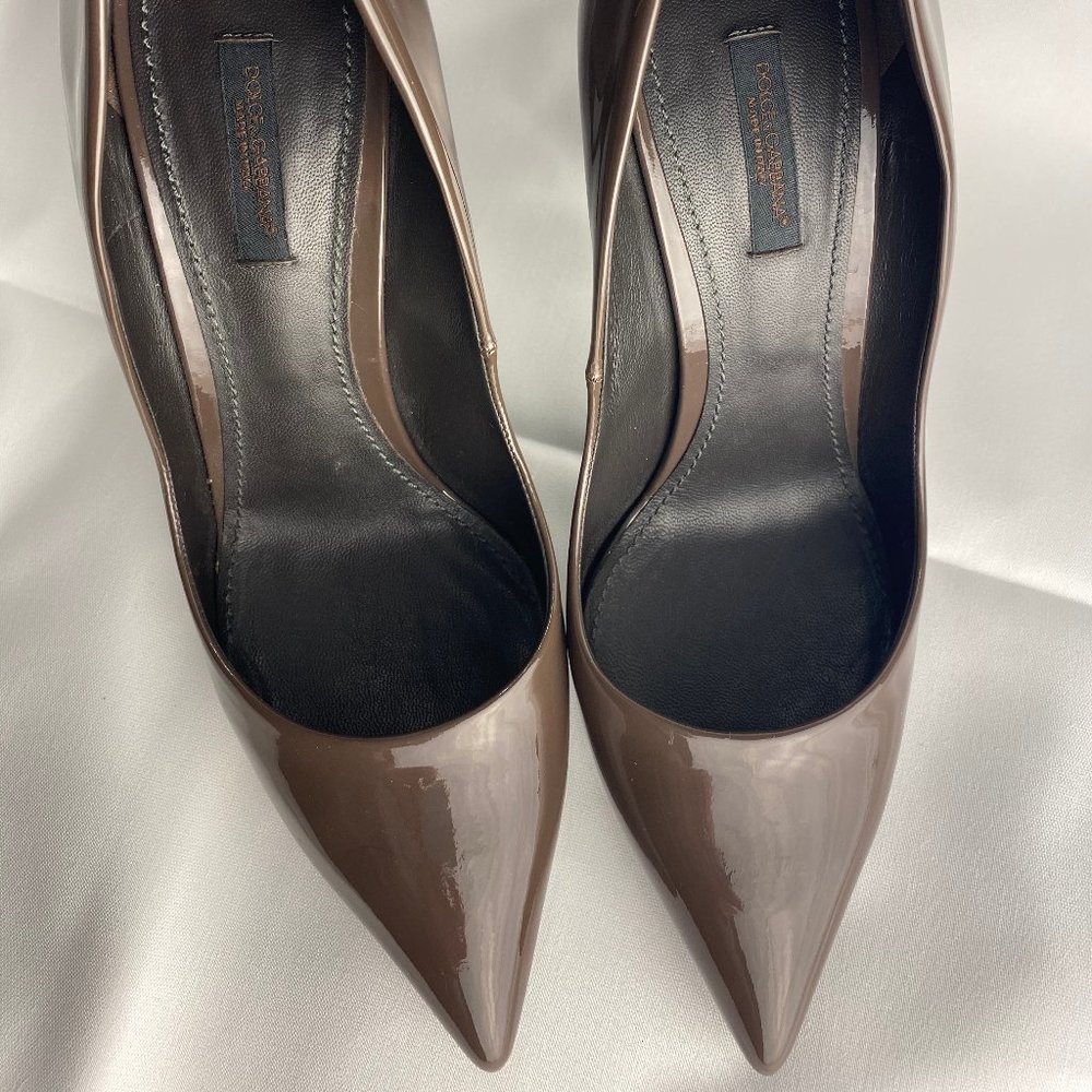 RARE Dolce & Gabbana - Cioccolato Stilettos S 39.5 - Picture 8 of 11